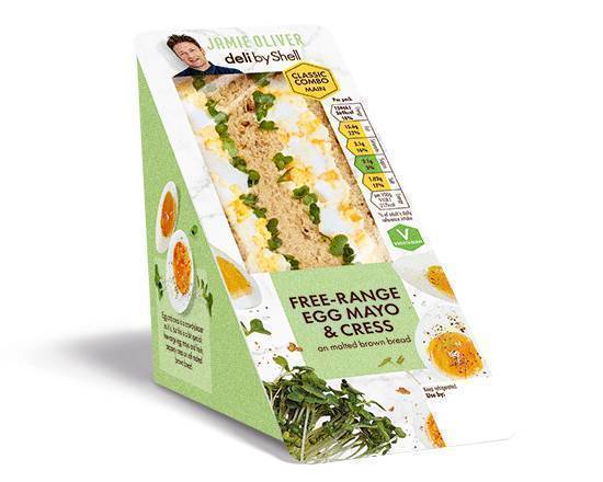 Jamie Oliver Deli By Shell Egg Mayo & Cress Sandwich