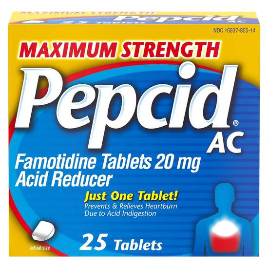 Pepcid Ac Maximum Strength For Heartburn Prevention & Relief ( 25 ct)