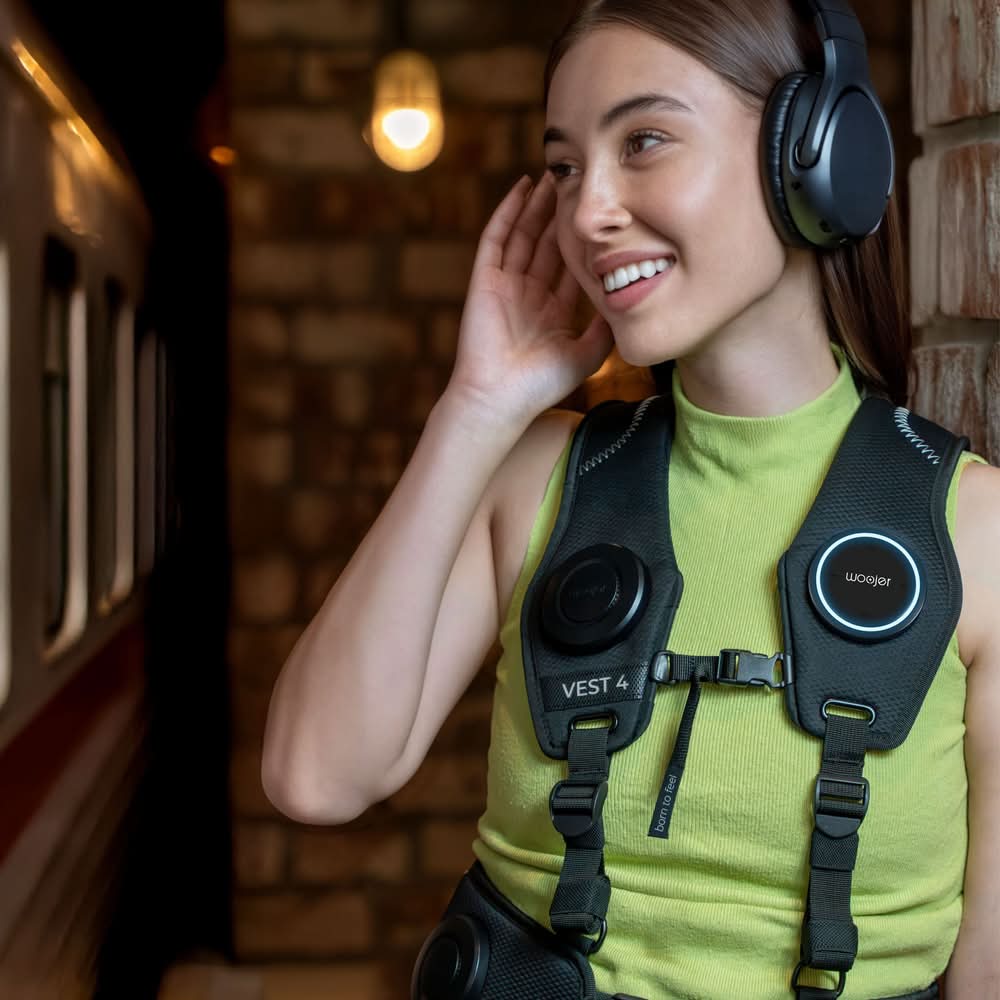 Woojer Hifi Haptic Vest 4 - Compatible With Ps Delivery Near Me