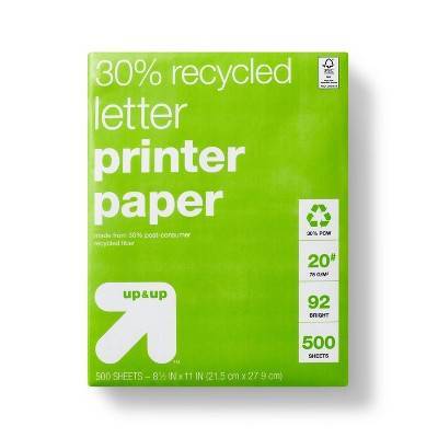 Up&Up Recycled Printer Paper (letter ) (500 ct)