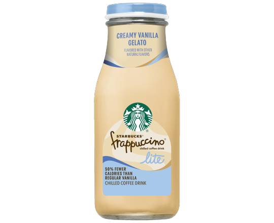 Starbucks Frappuccino Lite Chilled Coffee Drink, Creamy Vanilla Gelato (9.5 fl oz)