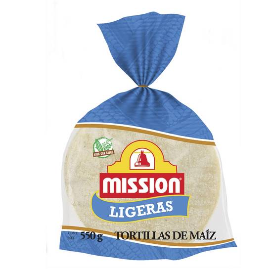 Mission tortillas de maíz ligeras (bolsa 550 g)