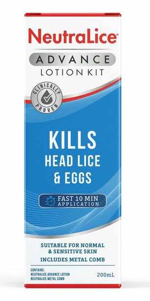 Neutralice Advance Nit and Lice Lotion Kit 200ml