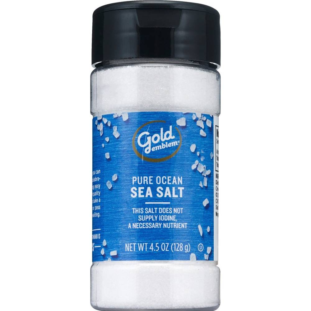 Gold Emblem Pure Ocean Sea Salt, 4.5 Oz