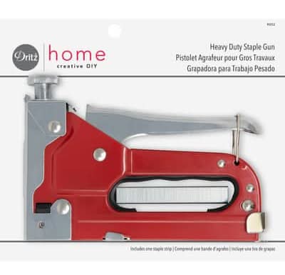 Dritz Heavy Duty Staple Gun, Red/Silver