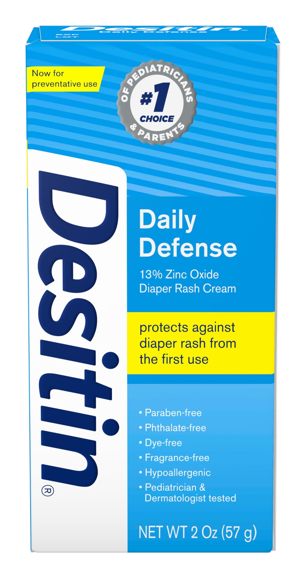 Desitin Daily Defense Diaper Rash Cream (2 oz)