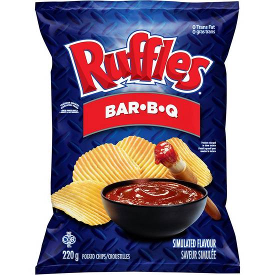 Ruffles Potato Chips, Bar-B-Q