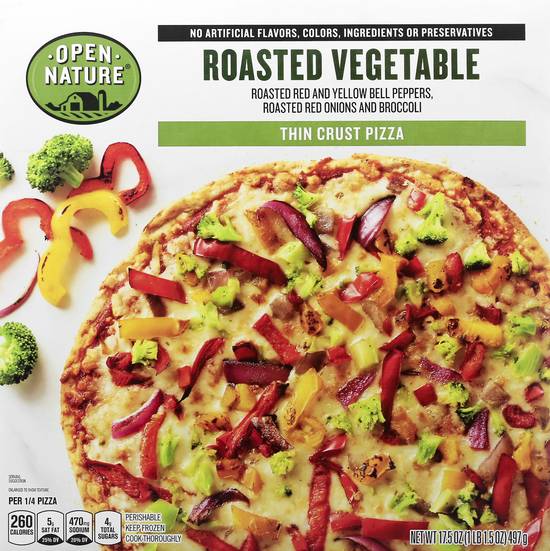 Open Nature Thin Crust Roasted Vegetable Pizza (17.5 oz)