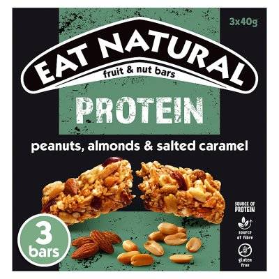 Eat Natural Protein Packed Salted Caramel (3x40g)