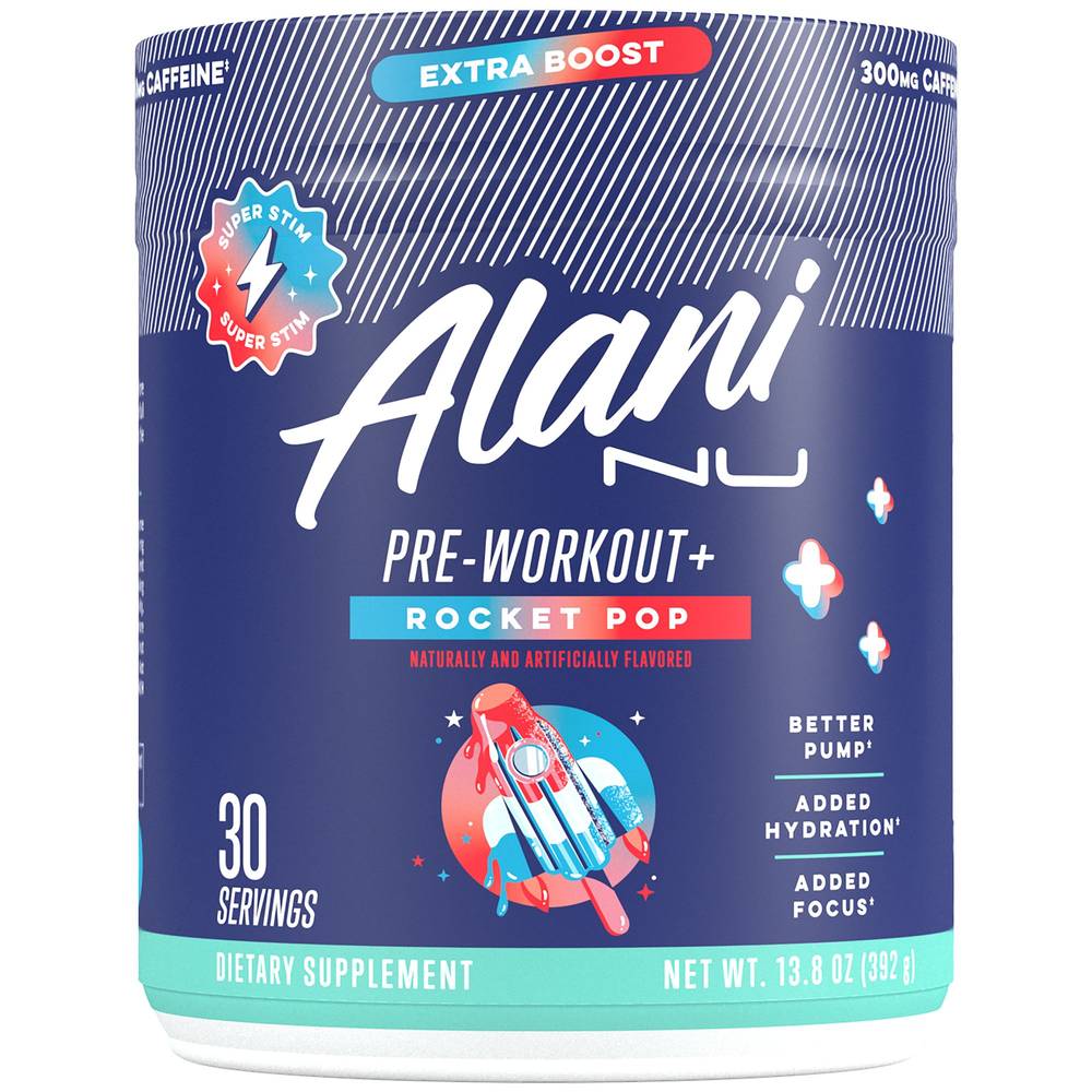 Alani Nu Pre-Workout Rocket Pop Dietary Supplement