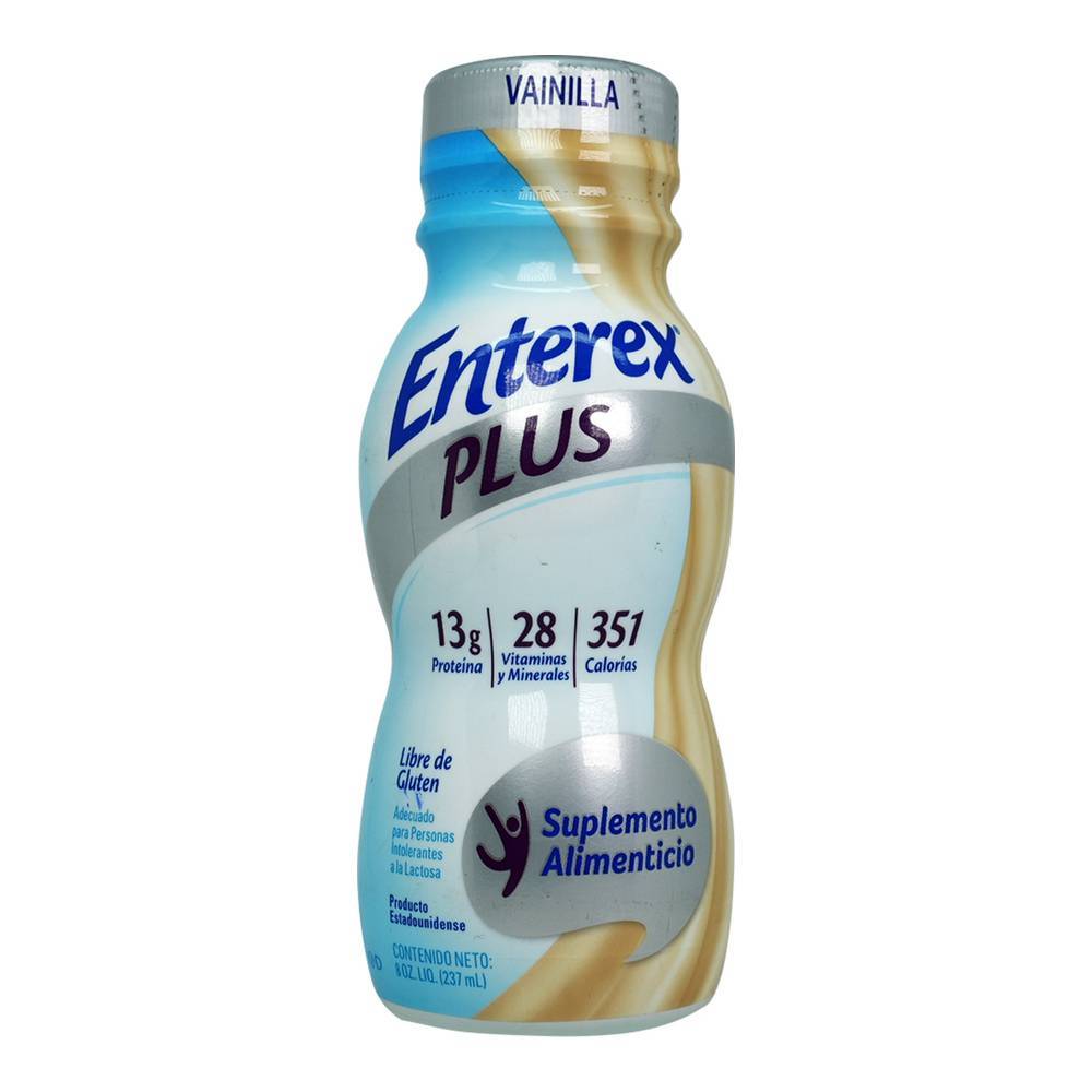 Enterex suplemento alimenticio plus sabor vainilla (237 ml)
