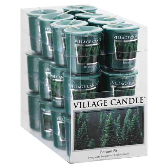 Village Candle Balsam Fir Candles, 24 ct
