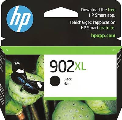 HP 902XL Black High Yield Ink Cartridge, Prints Up to 750 Pages (T6M14AN#140)