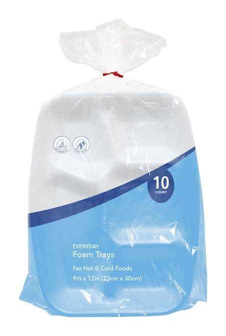 The Home Store Foam Compartment Trays, 9x12 in (10 ct)