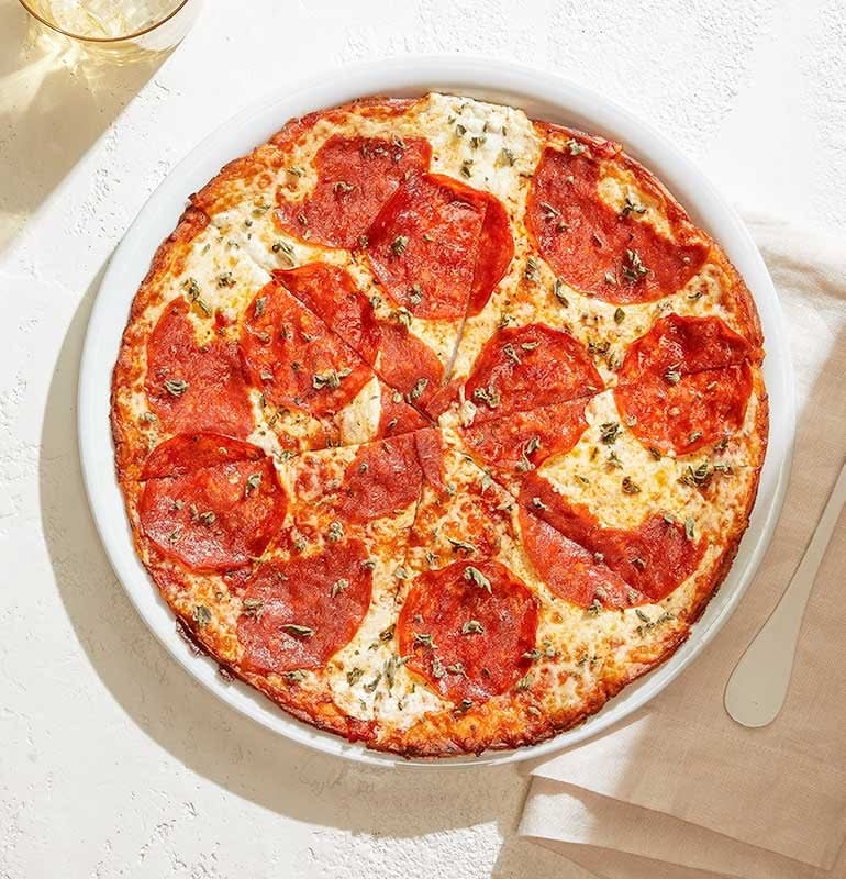 GLUTEN-FREE PEPPERONI PIZZA