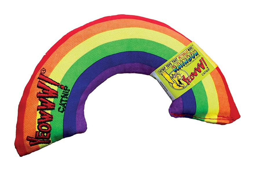Yeowww! Rainbow Catnip Filled Cat Toy (One Size)
