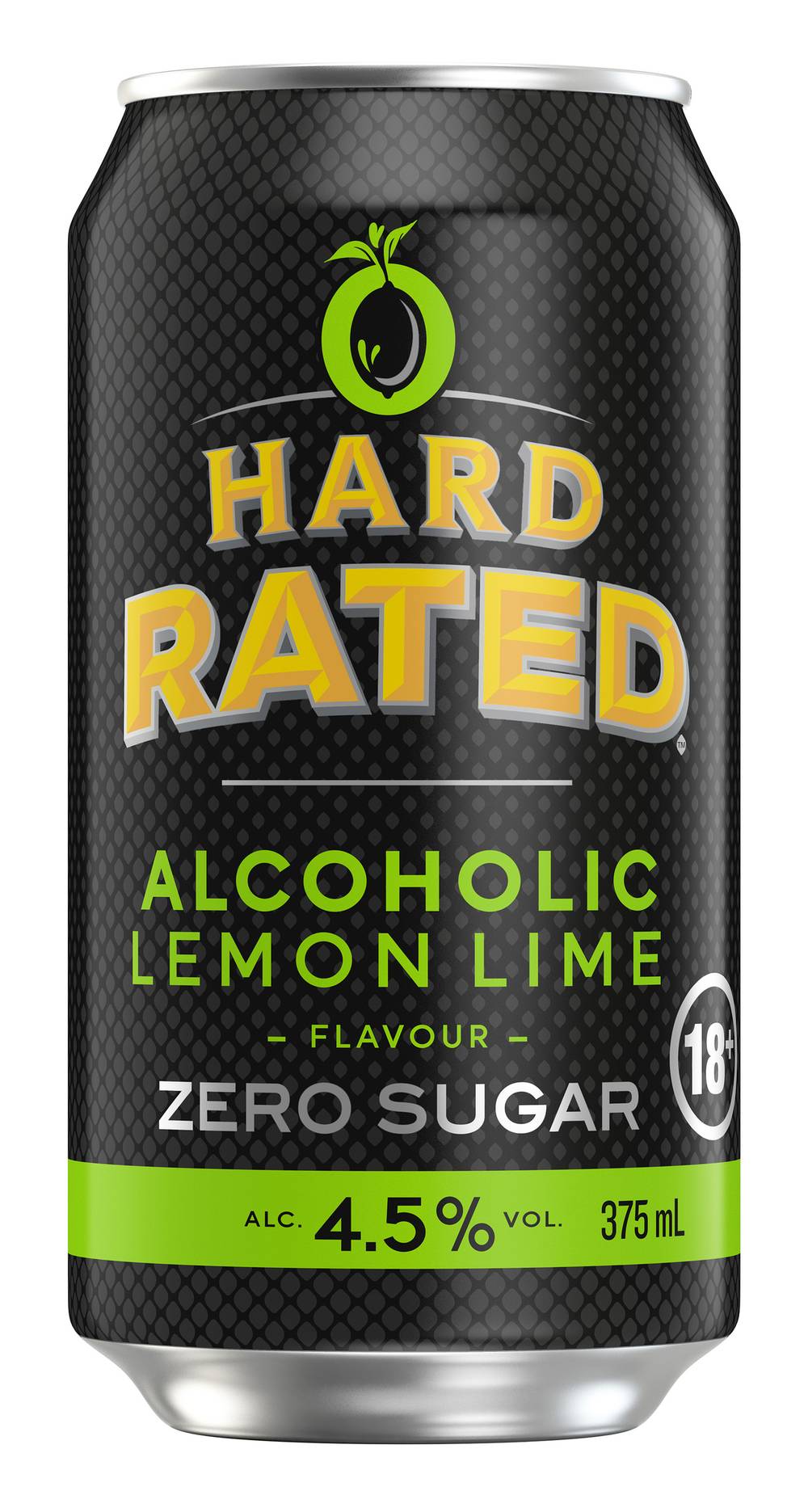Hard Rated Lemon Lime Zero Sugar Can 375ml