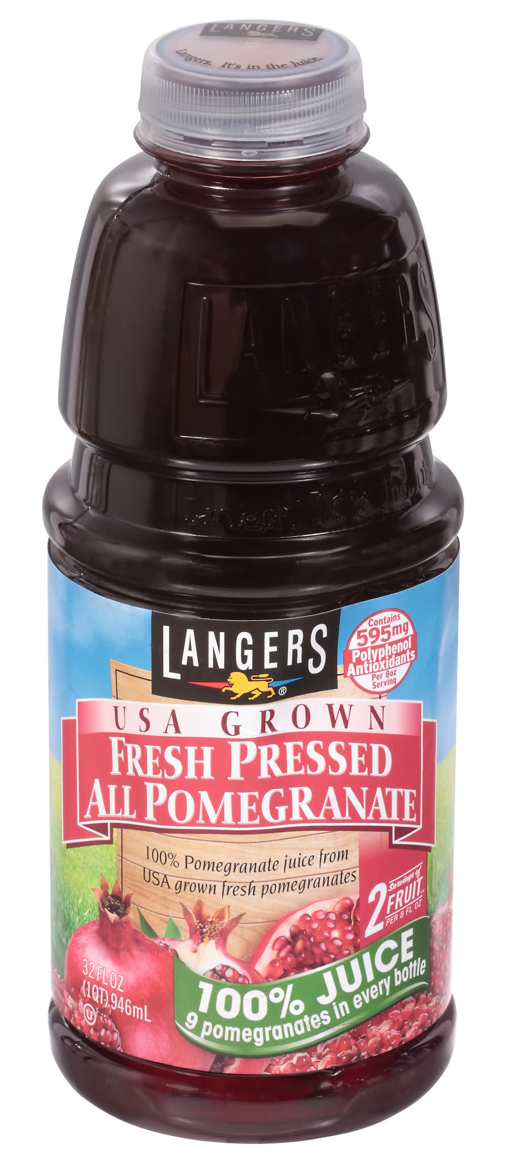 Langers Fresh Pressed All Pomegranate Juice (32 fl oz)