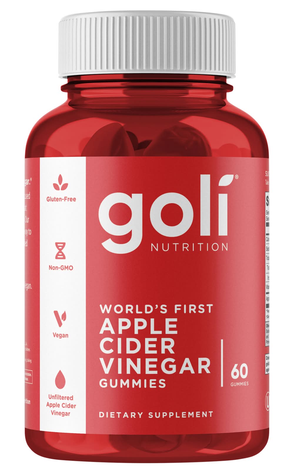 Goli Nutrition Apple Cider Vinegar Gummies (60 ct)