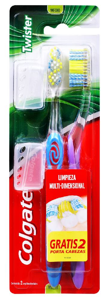 Colgate CEP DENT TWISTER+CABECITAS *2