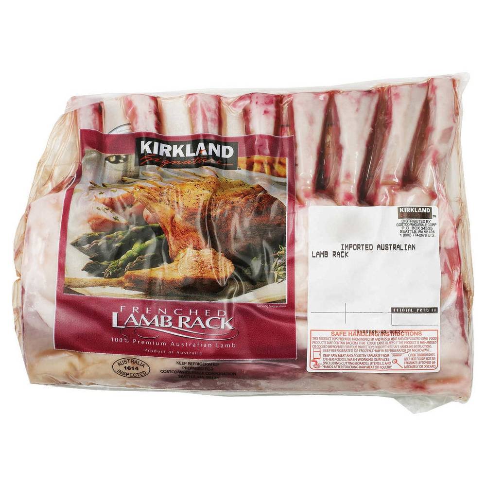 Kirkland Signature Australian Rack Of Lamb Full Case