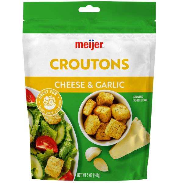 Meijer Cheese and Garlic Croutons (5 oz)