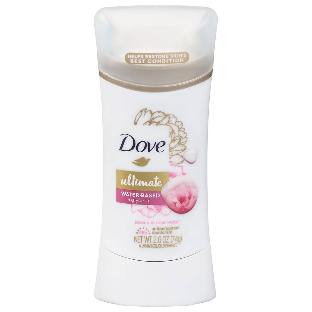 Dove Ultimate Peony & Rose Water Antiperspirant Deodorant