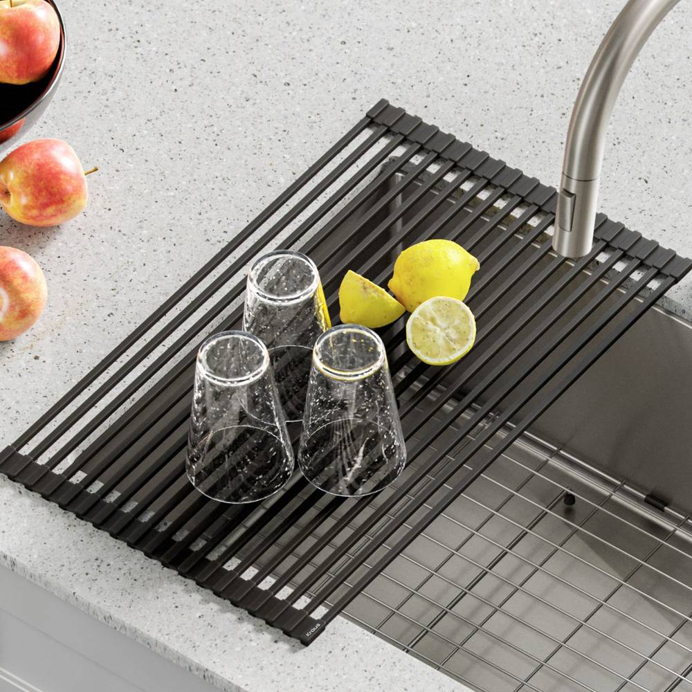 Kraus 12.75-in x 20.5-in Silicone Sink mat | KRM-10NB