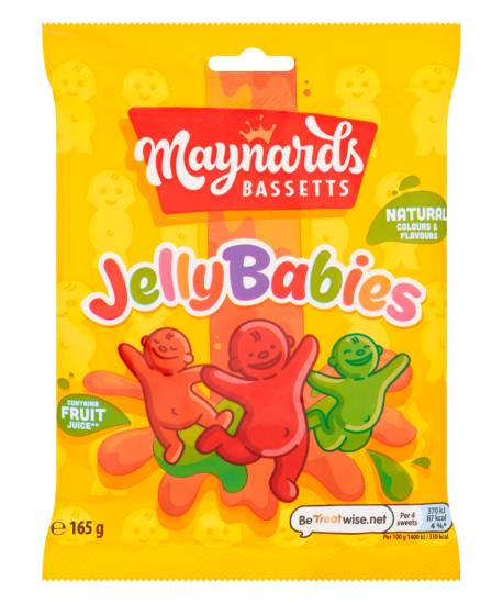Maynards Bassetts Fruit, Jelly Babies (165g)