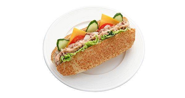 洋蔥鮪魚帕瑪森潛艇堡 Tuna Parmesan Sub Sandwich with Onion