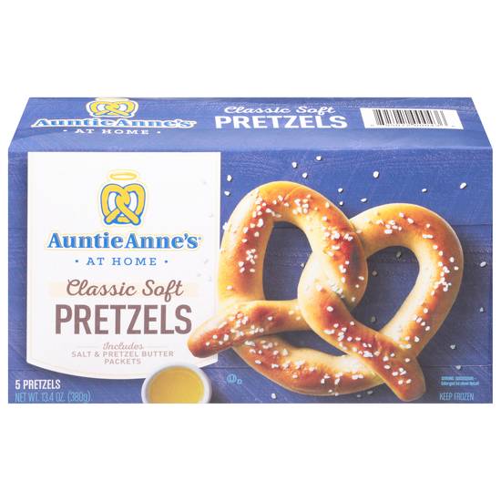 Auntie Anne's Salt & Pretzel Butter Packets Classic Soft Pretzels