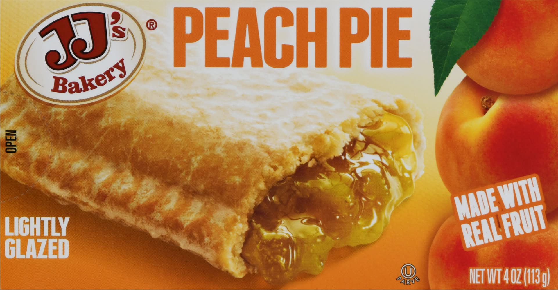JJ's Bakery Lightly Glazed Snack Pies (4 oz)