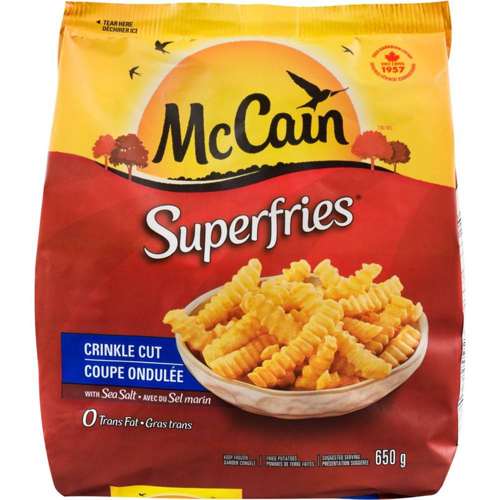 McCain Superfries Crinkle Cut (650 g)