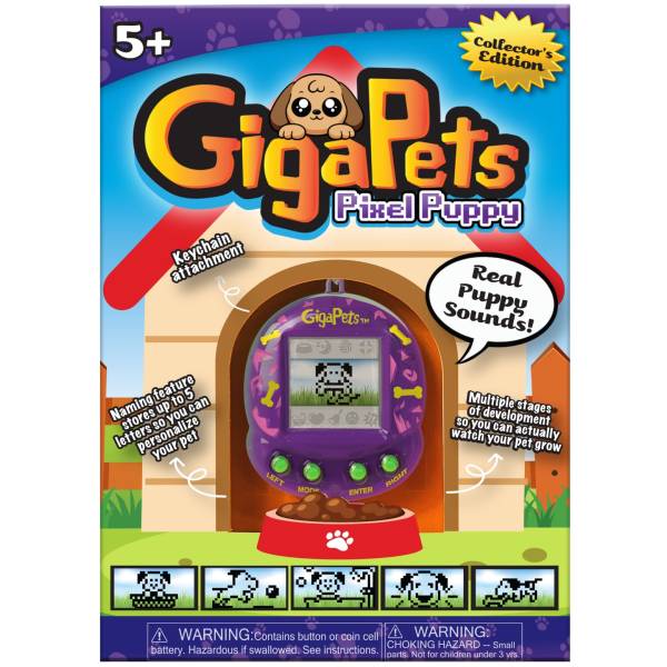 Top Secret Toys GigaPets Virtual Pet, Pixel Puppy