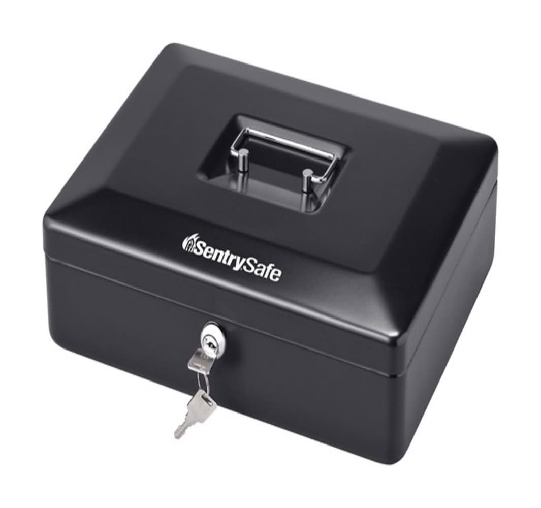 Master Lock Sentry Safe Steel Keyed Cash Box