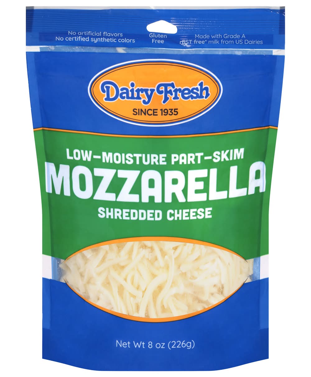 Dairy Fresh Shredded Mozzarella Cheese (8 oz)