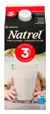 Natrel Fine-Filtered 3.25% Homogenized Milk (2 L)