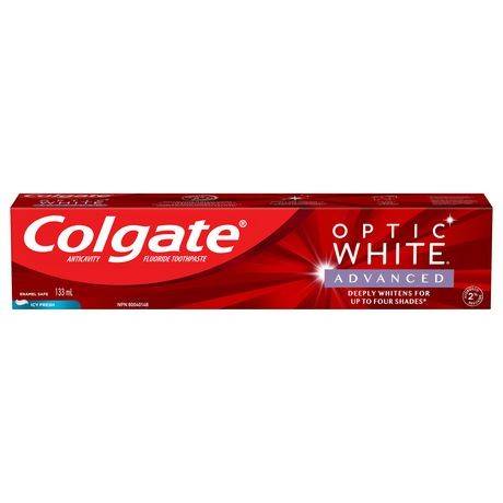 Colgate dentifrice blanchissant colgate optic white avanc fracheur glace (133 ml) - optic white advanced icy fresh toothpaste (133 g)