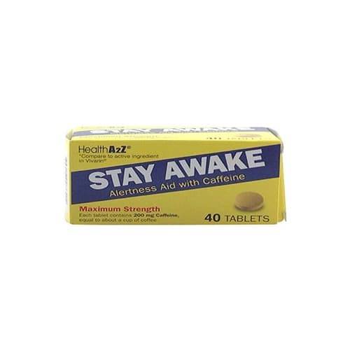 HealthA2Z Stay Awake Alertness Aid With Caffeine (3.6 oz)