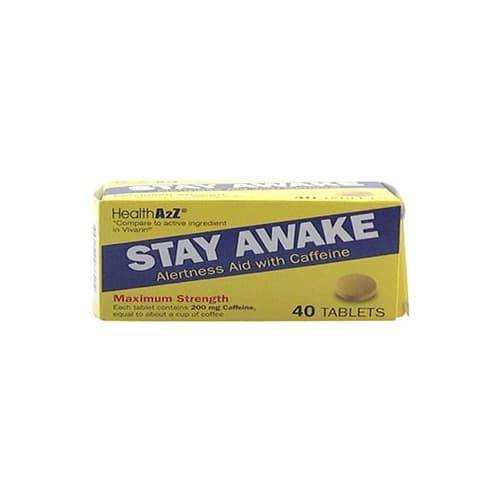 Healtha2z Stay Awake Alertness Aid With Caffeine (40 tablets)