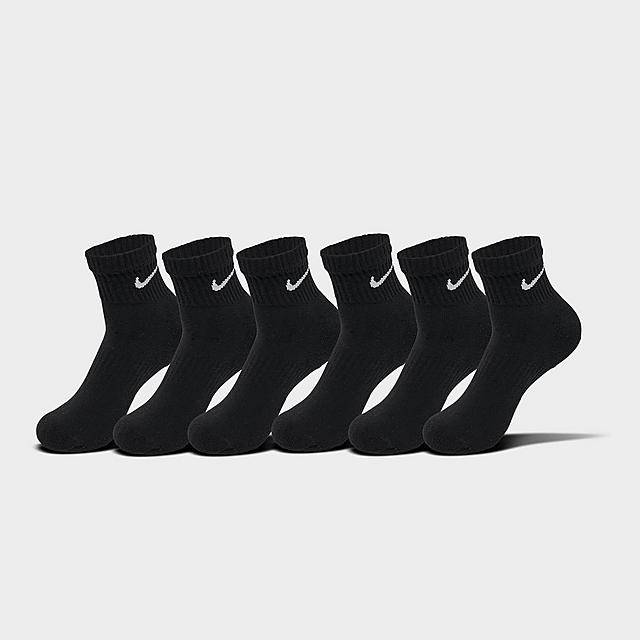 Nike Everyday Cushioned Training Ankle Socks (large/black) (6 ct)