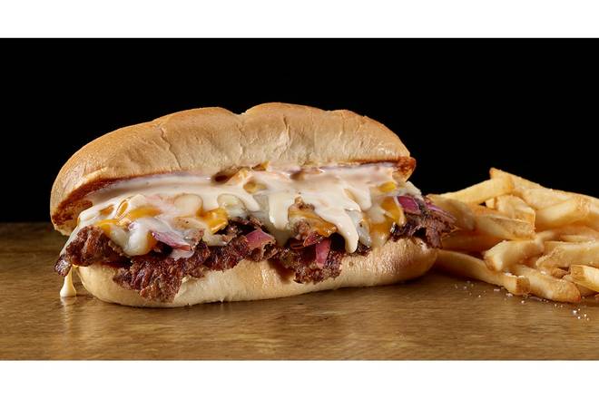 Five-Cheese Cheesesteak