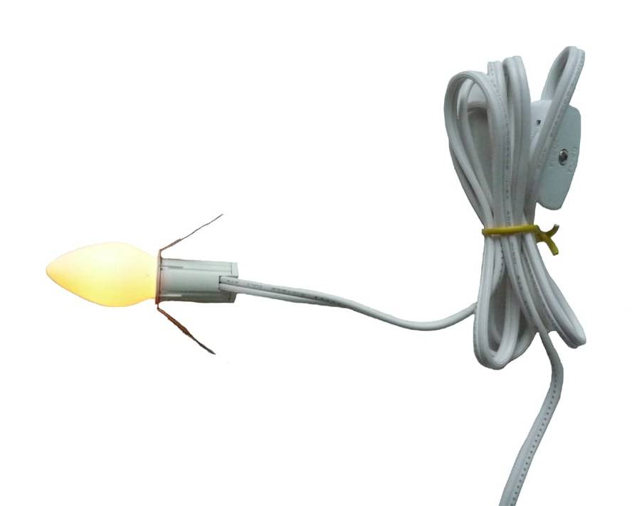 Carole Towne 5.5-ft 20 / 1 White Stranded Lamp Cord | W11M1890