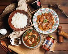建國北黃昏市場 河必當吃 港式河粉 蓋飯 燴飯專賣