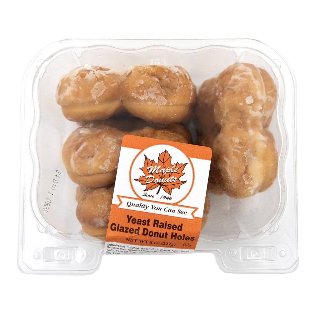 Maple Donuts Glazed Donut Holes Yeast Raised