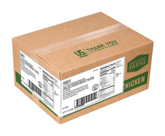 Patuxent Farms Grilled Chicken Breast Fajitas (10 lbs, 2 ct)