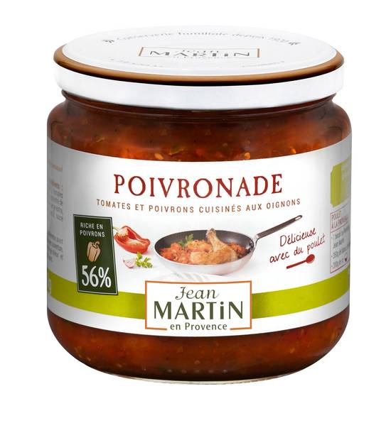 Jean Martin - Poivronade tomates et poivrons cuisinés aux oignons