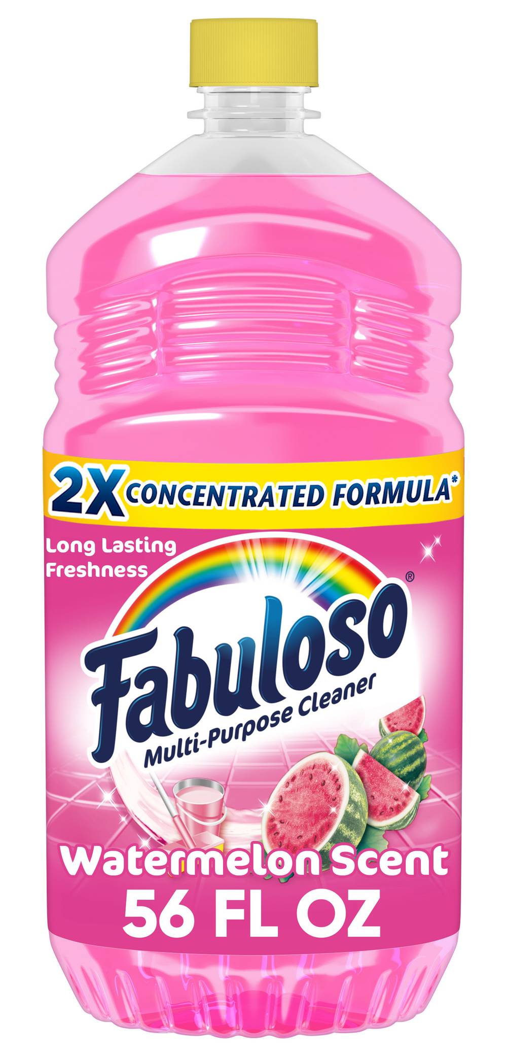 Fabuloso 2X Concentrated Formula Watermelon Scent Multi-Purpose Cleaner (56 fl oz)