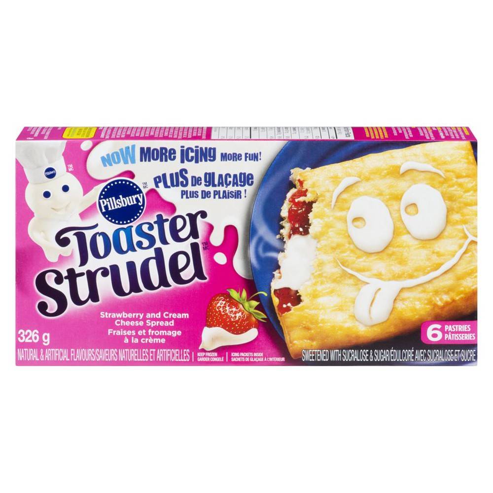 Pillsbury Toaster Strudel Strawberry & Cream Cheese Spread