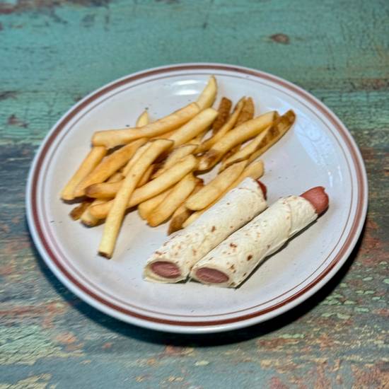 Kids Hot Dog and Fries